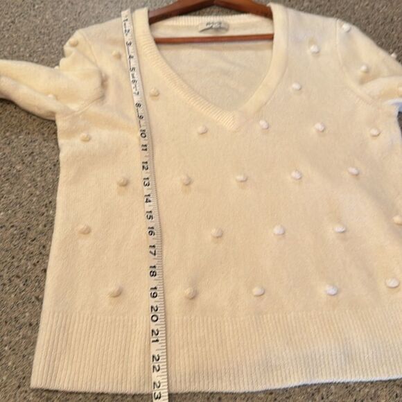 MADEWELL Bobble Dashwood V-Neck Wool Blend Sweater - Picture 11 of 13